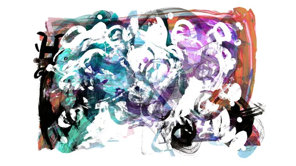 fırça darbesi ve doku. Grunge vektör soyut el boyalı element. Altı çizili ve sınır tasarımı.