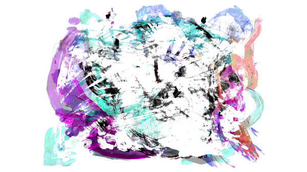 мазок кистью и текстура. Гранж вектор абстрактный ручной - окрашенный элемент. Подчеркивание и дизайн границ.