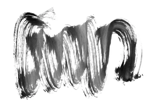 siyah mürekkep fırçası vuruşu. resimleme.