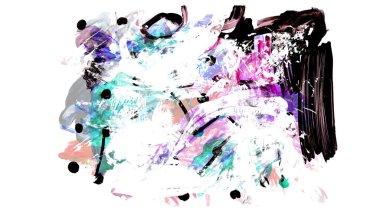 fırça darbesi ve doku. Grunge vektör soyut el boyalı element. Altı çizili ve sınır tasarımı.