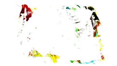 Siyah fırça darbesi ve doku. Grunge vektör soyut el boyalı element. Altı çizili ve sınır tasarımı.