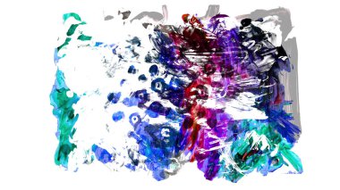 fırça darbesi ve doku. Grunge vektör soyut el boyalı element. Altı çizili ve sınır tasarımı.