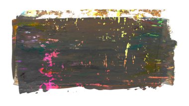 siyah mürekkep fırçası vuruşu. resimleme.