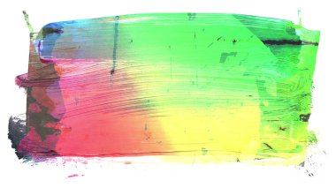 Siyah ve renkli boya karışımı, fırça darbesi ve doku. Grunge soyut elle boyanmış elementler. 