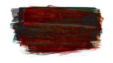 Siyah ve renkli boya karışımı, fırça darbesi ve doku. Grunge soyut elle boyanmış elementler. 