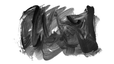 siyah mürekkep fırçası vuruşu. resimleme.