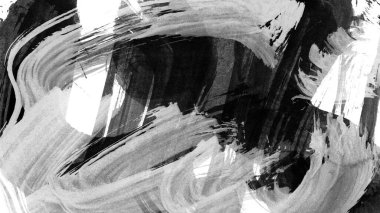 Siyah fırça darbesi ve doku. Grunge vektör soyut el boyalı element. Altı çizili ve sınır tasarımı.