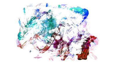 fırça darbesi ve doku. Grunge vektör soyut el boyalı element. Altı çizili ve sınır tasarımı.