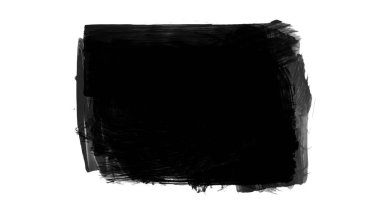 Siyah fırça darbesi ve doku. Grunge soyut elle boyanmış elementler. Altı çizili ve sınır tasarımı.