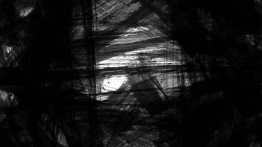 Siyah fırça darbesi ve doku. Grunge vektör soyut el boyalı element. Altı çizili ve sınır tasarımı.