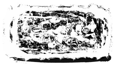 Siyah fırça darbesi ve doku. Grunge vektör soyut el boyalı element. Altı çizili ve sınır tasarımı.