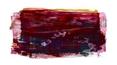 Siyah ve renkli boya karışımı, fırça darbesi ve doku. Grunge soyut elle boyanmış elementler. 