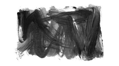 siyah mürekkep fırçası vuruşu. resimleme.  