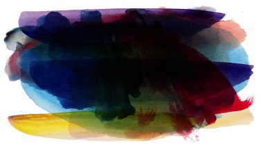 Siyah fırça darbesi ve doku. Grunge vektör soyut el boyalı element. Altı çizili ve sınır tasarımı.