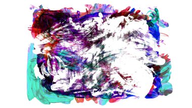 fırça darbesi ve doku. Grunge vektör soyut el boyalı element. Altı çizili ve sınır tasarımı.