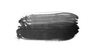 siyah mürekkep fırçası vuruşu. resimleme.