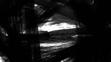 Siyah fırça darbesi ve doku. Grunge vektör soyut el boyalı element. Altı çizili ve sınır tasarımı.