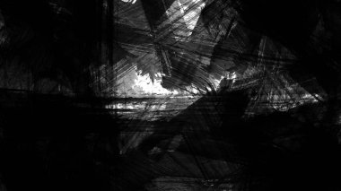 Siyah fırça darbesi ve doku. Grunge vektör soyut el boyalı element. Altı çizili ve sınır tasarımı.