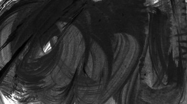 Siyah fırça darbesi ve doku. Grunge soyut elle boyanmış elementler. Altı çizili ve sınır tasarımı.