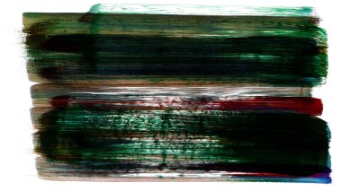 Siyah fırça darbesi ve doku. Grunge vektör soyut el boyalı element. Altı çizili ve sınır tasarımı.