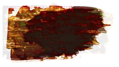 Siyah ve renkli boya karışımı, fırça darbesi ve doku. Grunge soyut elle boyanmış elementler. 