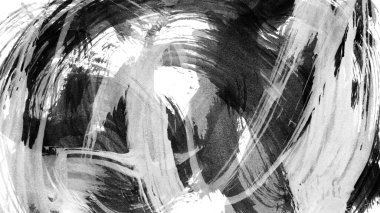 Siyah fırça darbesi dokusu. Grunge soyut elle boyanmış element. 