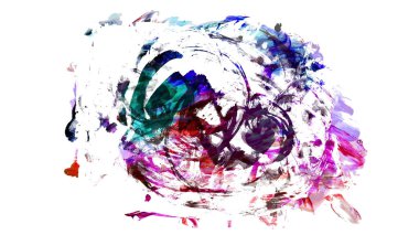 fırça darbesi ve doku. Grunge vektör soyut el boyalı element. Altı çizili ve sınır tasarımı.