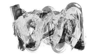 siyah mürekkep fırçası vuruşu. resimleme.  