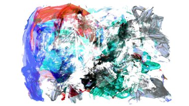 fırça darbesi ve doku. Grunge vektör soyut el boyalı element. Altı çizili ve sınır tasarımı.