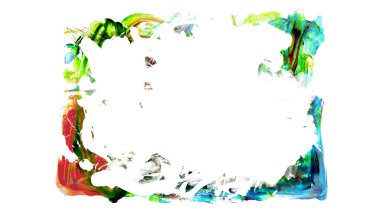 fırça darbesi ve doku. Grunge vektör soyut el boyalı element. Altı çizili ve sınır tasarımı.