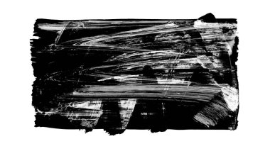 siyah mürekkep fırçası vuruşu. vektör illüstrasyonu.