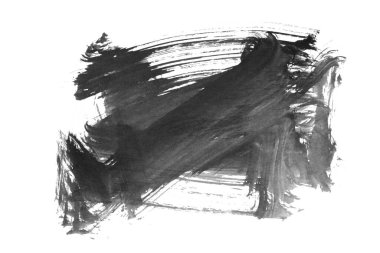 siyah mürekkep fırçası vuruşu. resimleme.