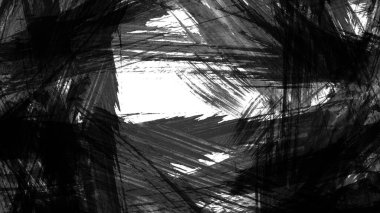 Siyah fırça darbesi ve doku. Grunge vektör soyut el boyalı element. Altı çizili ve sınır tasarımı.