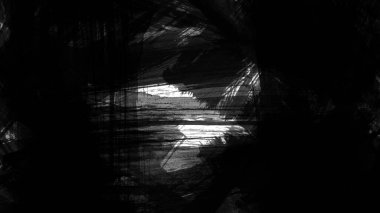 Siyah fırça darbesi ve doku. Grunge vektör soyut el boyalı element. Altı çizili ve sınır tasarımı.