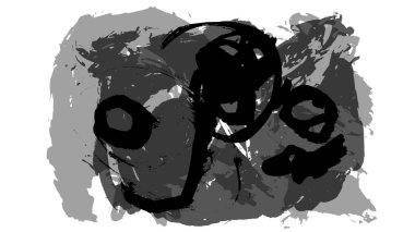 Siyah fırça darbesi ve doku. Grunge vektör soyut el boyalı element. Altı çizili ve sınır tasarımı.