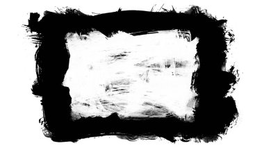 Siyah mürekkep fırçası darbeleri. vektör illüstrasyonu.