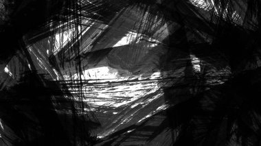 Siyah fırça darbesi ve doku. Grunge vektör soyut el boyalı element. Altı çizili ve sınır tasarımı.