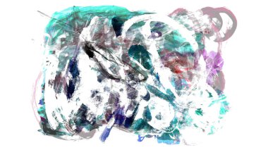 Siyah ve renkli boya karışımı, fırça darbesi ve doku. Grunge soyut elle boyanmış elementler. 