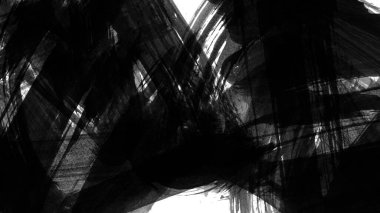 Siyah fırça darbesi ve doku. Grunge soyut elle boyanmış elementler. Altı çizili ve sınır tasarımı.