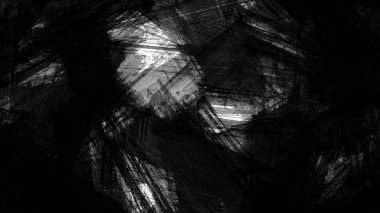 Siyah fırça darbesi ve doku. Grunge vektör soyut el boyalı element. Altı çizili ve sınır tasarımı.