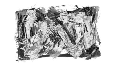 siyah mürekkep fırçası vuruşu. resimleme.