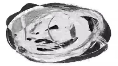 Beyaz arka planda animasyon grunge fırça darbeleri. Soyut el boyalı element. Grunge fırça darbeleri animasyonu etkiler. Altı çizili ve sınır tasarımı. Kusursuz döngü arkaplanı. 