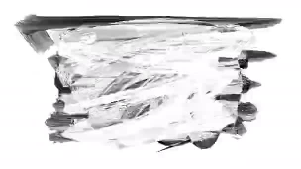 Perii Grunge Element Abstract Pictat Manual Sublinierea Proiectarea Frontierelor Fundal — Videoclip de stoc