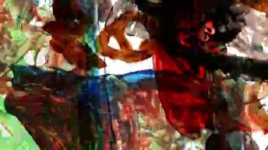 Beyaz arka planda animasyon grunge fırça darbeleri. Soyut el boyalı element. Grunge fırça darbeleri animasyonu etkiler. Altı çizili ve sınır tasarımı. Kusursuz döngü arkaplanı. 