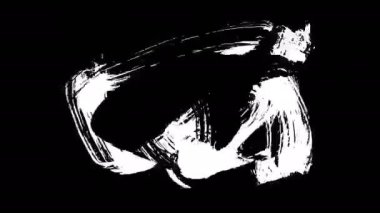 Grunge fırça darbeleri. Elle boyanmış soyut bir element. Altı çizili ve sınır tasarımı. Kusursuz döngü arkaplanı.