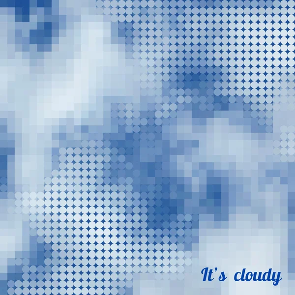 Cloudy sky — Stock Vector