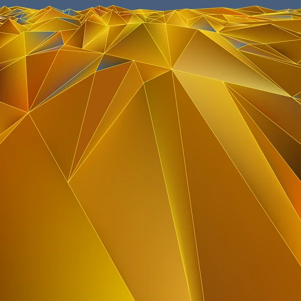 Goldenrod paisagem abstrata. Fundo vetorial . — Vetor de Stock