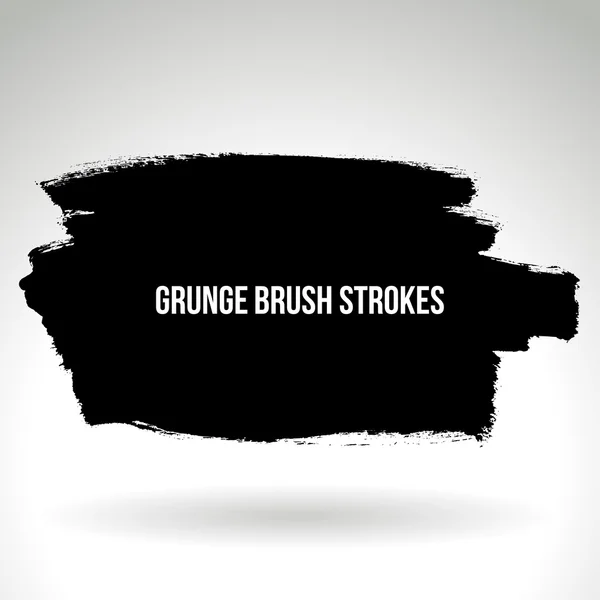 Brush stroke and texture. Vector design. — Stock Vector
