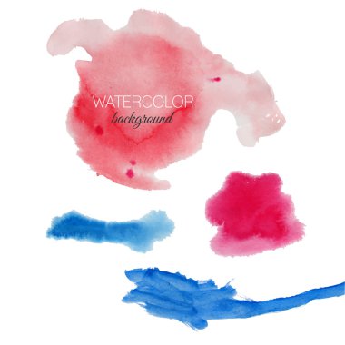 Sulu Boya konturları ve doku.