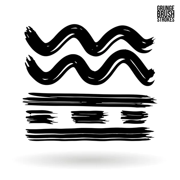 Brush stroke and texture. — Stock Vector